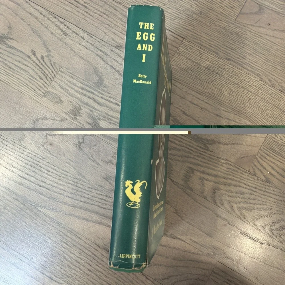The Egg and I by Betty MacDonald 1946 15th Printing J.B. Lippincott Hardcover DJ